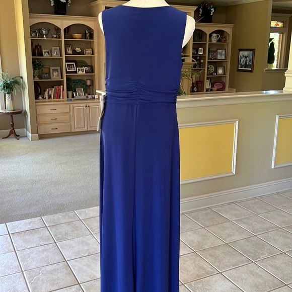Women With Control Purple/Royal Blue Maxi Dress Size Small S NWT - Picture 5 of 11